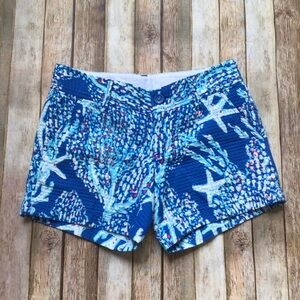 Lilly Pulitzer Starfish Coral Callahan Shorts